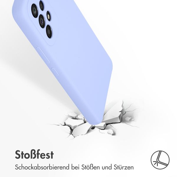 Accezz Liquid Silikoncase Samsung Galaxy A53 - Violett
