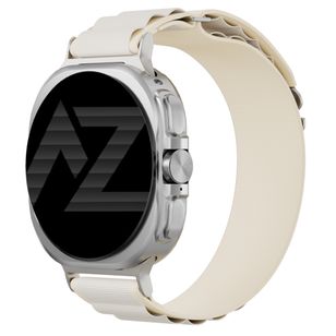 Accezz Nylon Alpine Armband für Samsung Galaxy Watch Ultra 2 (2026) / Ultra (2024/2025) - Polarstern
