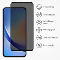 Accezz Privacy Displayschutz aus gehärtetem Glas Samsung Galaxy A55 (5G) / A35