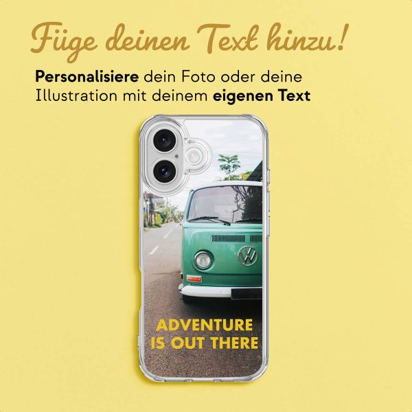 Gestalte deine eigene Clear Case Apple iPhone 17 - Transparent