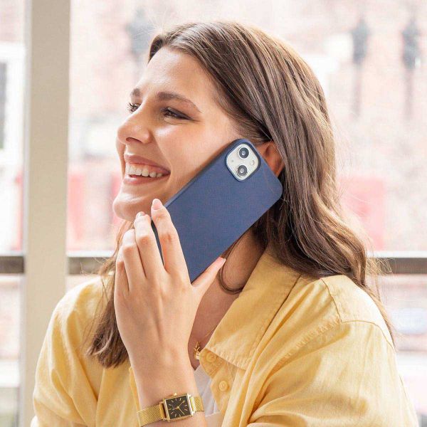 Accezz Liquid Silikoncase Samsung Galaxy S24 Ultra - Dunkelblau