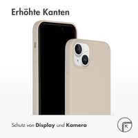 Accezz Liquid Silikoncase Apple iPhone 15 Plus - Stone