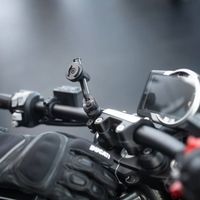 SP Connect Moto Mount 3D Fahrrad-/Scooter-/Motorrad-Handyhalterung für SPC+ Hüllen - Schwarz