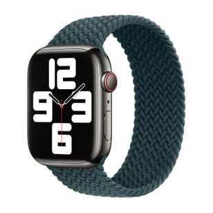 Apple Geflochtenes Solo Loop für  Apple Watch | 44/45/46/49 mm - Größe 9 - Rainforest
