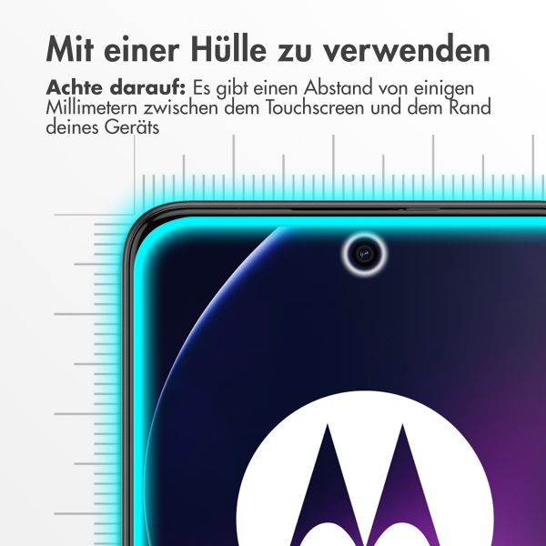 Accezz Screen Protector aus gehärtetem Glas Motorola Moto G54