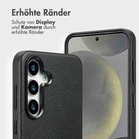 Accezz 2-in-1 Klapphülle aus Leder mit MagSafe Samsung Galaxy S25 - Onyx Black