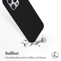 Accezz Liquid Silikoncase Apple iPhone 15 Pro Max - Schwarz