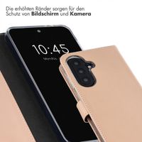 Selencia Echtleder Klapphülle Samsung Galaxy A57 (5G) - Hellrosa