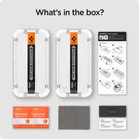 Spigen GLAStR Privacy EZ Fit Displayschutzfolie + Applicator - 2er-Pack Apple iPhone 16 Plus / 15 Plus