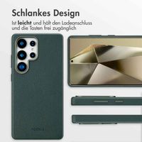 Accezz MagSafe Leather Backcover Samsung Galaxy S25 Ultra - Cedar Green