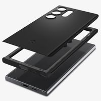 Spigen Thin Fit Backcover Samsung Galaxy S24 Ultra - Schwarz