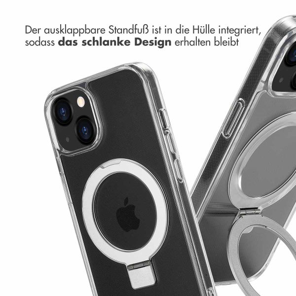 Accezz Ring Stand Backcover mit MagSafe Apple iPhone 13 - Transparent