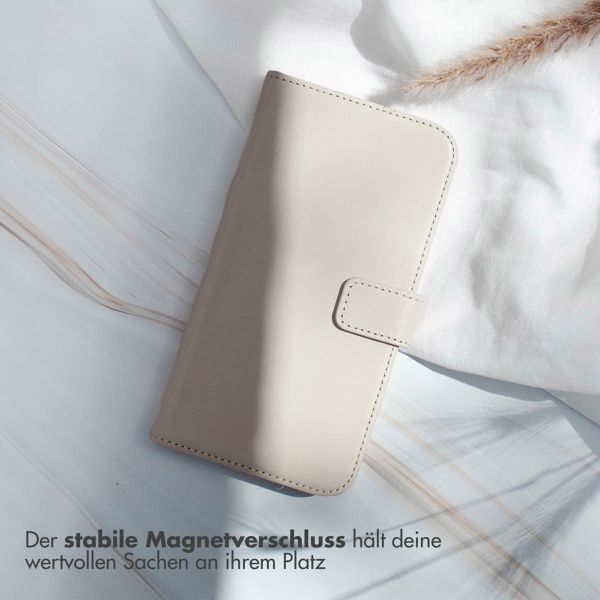 Selencia Echtleder Klapphülle Samsung Galaxy A52(s) (5G/4G) - Greige