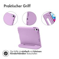 Accezz SchutzHülle mit Handgriff kindersicher Apple iPad 11 (2025) 11 Zoll A16 / iPad 10 (2022) 10.9 Zoll - Lila