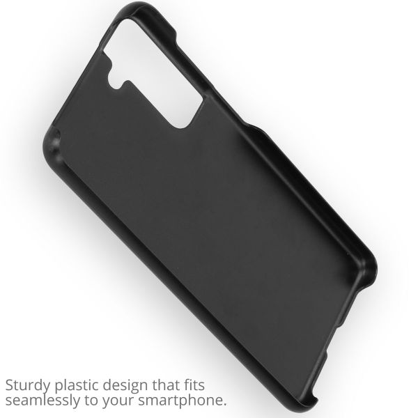 Gestalte deine eigene Hardcase Hülle Samsung Galaxy S21 FE - Schwarz