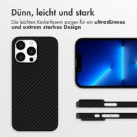 Accezz MagSafe Kevlar® Hülle Apple iPhone 13 Pro Max - Schwarz