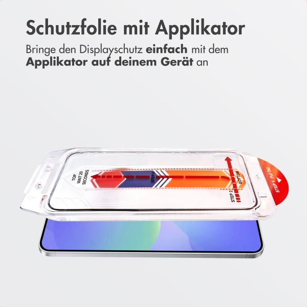 Accezz Gehärteter Glas-Schutz + Applikator Samsung Galaxy A36