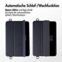Accezz Dreifach Bookcase mit Handschlaufe Apple iPad Mini 5 (2019) / Mini 4 (2015) - Dunkelblau
