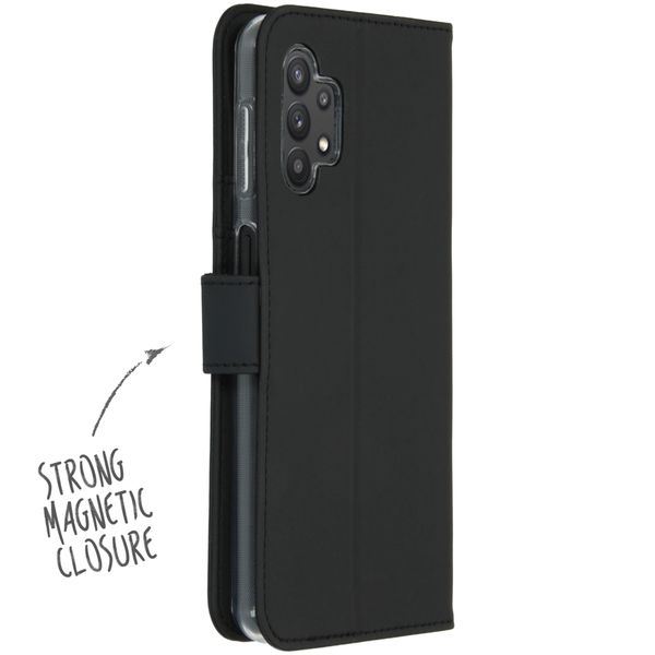 Accezz Wallet TPU Klapphülle Samsung Galaxy A32 (5G) - Schwarz