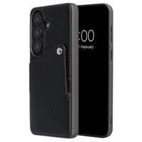 Selencia Riva Back Cover mit Kartenfach Samsung Galaxy S26 Plus - Schwarz