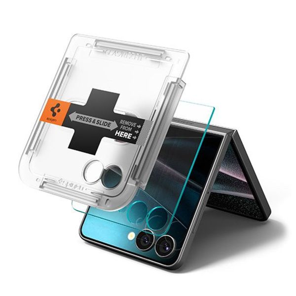 Spigen EZ Fit Glas.tR mit Installation Tray - 1er Pack Samsung Galaxy Z Flip 7