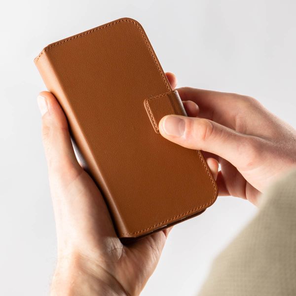 Accezz 2-in-1 Klapphülle aus Leder mit MagSafe Samsung Galaxy S24 Plus - Sienna Brown