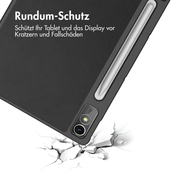 Accezz Trifold Klapphülle Lenovo Tab P12 - Schwarz