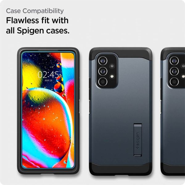 Spigen GLAStR Fit Displayschutzfolie 2er-Pack + Applicator Samsung Galaxy A53