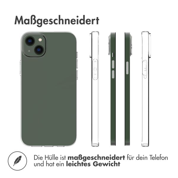 Accezz Clear TPU Backcover Apple iPhone 14 Plus - Transparent