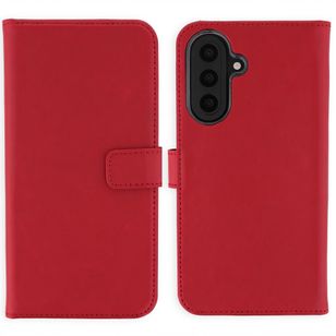 Selencia Echtleder Klapphülle Samsung Galaxy A57 (5G) - Rot
