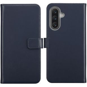 Selencia Echtleder Klapphülle Samsung Galaxy A17 (5G) / (4G) - Blau