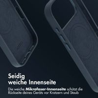Accezz MagSafe Leather Backcover Apple iPhone 17 Pro Max - Nightfall Blue