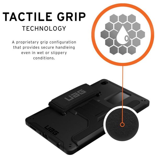 UAG Scout Backcover Handstrap Samsung Galaxy Tab A7 Lite - Schwarz