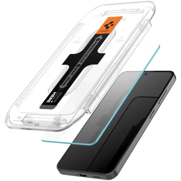 Spigen GLAStR Fit Displayschutzfolie 2er-Pack + Applicator Samsung Galaxy S24 Plus / S25 Plus