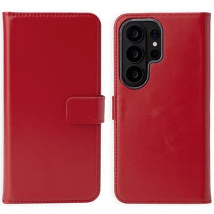 Selencia Echtleder Klapphülle Samsung Galaxy S26 Ultra - Rot