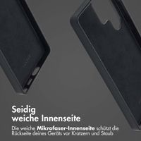 Accezz MagSafe Leather Backcover Samsung Galaxy S25 Ultra - Onyx Black
