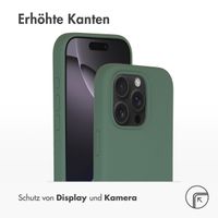 Accezz Liquid Silikoncase mit MagSafe Apple iPhone 16 Pro - Dunkelgrün