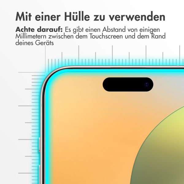 Accezz Screen Protector aus gehärtetem Glas Apple iPhone 18 Pro / 17 / 17 Pro / 16 Pro