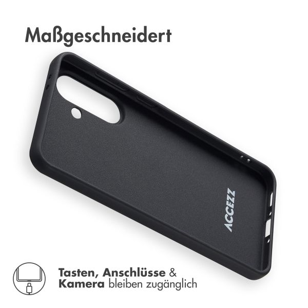 Accezz Color TPU Hülle Samsung Galaxy A36 - Schwarz