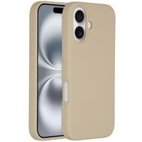 Accezz Liquid Silikoncase mit MagSafe Apple iPhone 16 - Stone