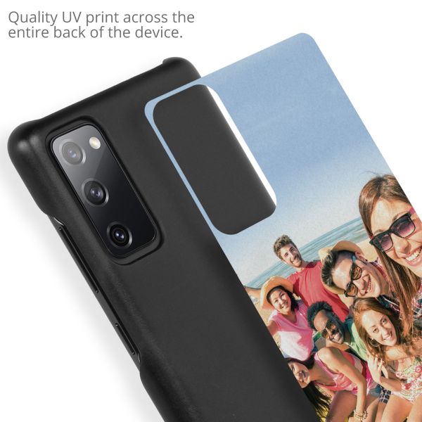 Gestalte deine eigene Hardcase Hülle Samsung Galaxy S20 FE - Schwarz