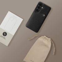 Selencia Riva Back Cover mit Kartenfach Samsung Galaxy S26 Plus - Schwarz