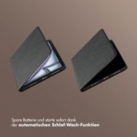 Selencia Riva Klapphülle Apple iPad Air 11 Zoll (2026) M4 / (2025) M3 / (2024) M2 / Air 5 (2022) / Air 4 (2020) - Schwarz