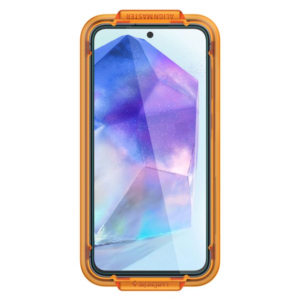 Spigen GLAStR Fit Displayschutzfolie 2er-Pack + Applicator Samsung Galaxy A55