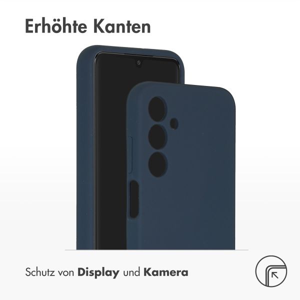Accezz Liquid Silikoncase Samsung Galaxy A25 (5G) - Dunkelblau