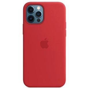 Apple Silikon-Case MagSafe Apple iPhone 12 (Pro) - Red