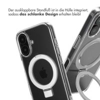 Accezz Ring Stand Backcover mit MagSafe Apple iPhone 16 - Transparent