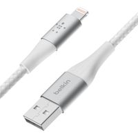 Belkin BoostCharge Pro Braided Lightning auf USB-A Kabel - 2 Meter - Weiß