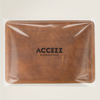 Accezz Leder Laptop Hülle 13 Zoll - Laptop Sleeve - Cognac