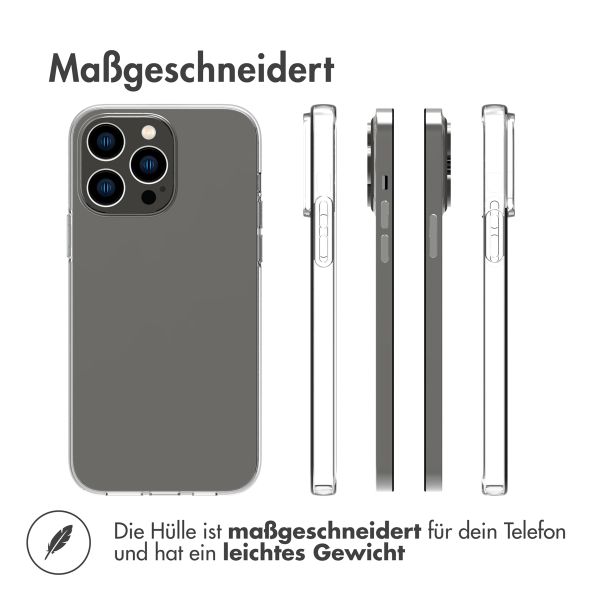 Accezz Clear TPU Backcover Apple iPhone 14 Pro Max - Transparent